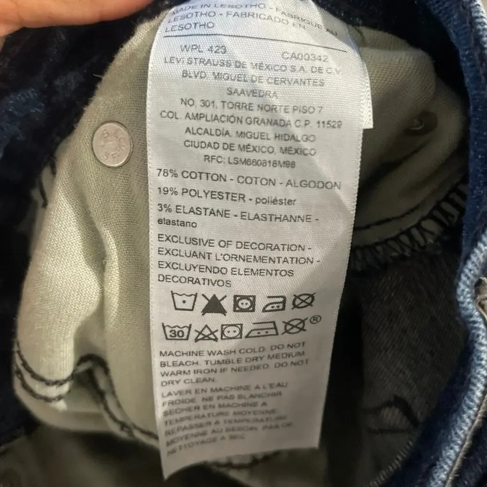 Denizen by Levi's 231 Athletic Denim Jeans Size 32X32 Casual Everyday Streetwear